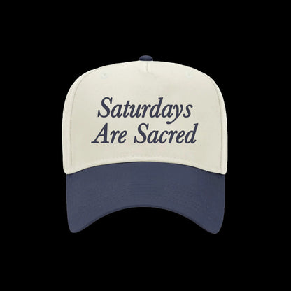 Saturdays Are Sacred 5 Panel Mid Profile Baseball Cap