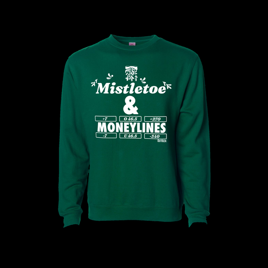 Mistletoe & Moneylines Heavyweight Unisex Crewneck Sweatshirt