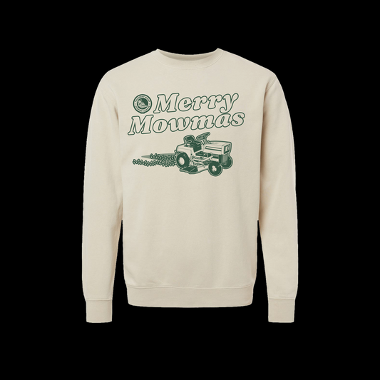 Merry Mowmas Heavyweight Unisex Crewneck Sweatshirt