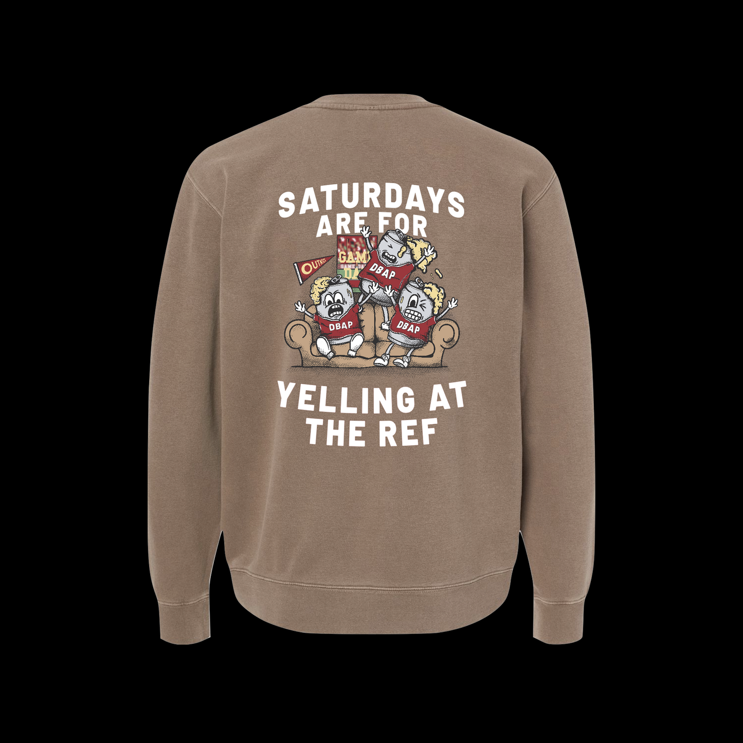 Yelling At The Ref Pigment-Dyed Crewneck